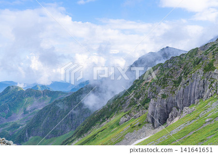 【山景】攀登槍岳的景色【長野縣】 【山景】攀登槍岳的景色【長野縣】 141641651
