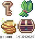 Pixel art game items 141642625