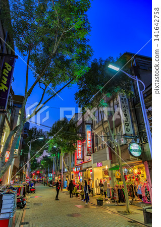 2015 年台灣街景:中壢站及中平路商業區一帶的夜景。 2015 年台灣街景:中壢站及中平路商業區一帶的夜景。 141642758