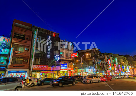 2015年台灣中壢街景-夜景 2015年台灣中壢街景-夜景 141642760
