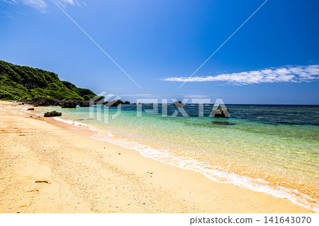宮古島波來泉海灘的景色 宮古島波來泉海灘的景色 141643070