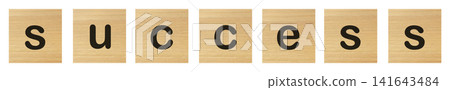 success word with wood blocks success word with wood blocks 141643484