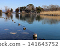 A landscape of a waterside park around Ukishima 141643752