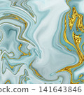 Fluid Art. Abstract colorful background, wallpaper. Mixing paints. Modern art. Marble texture 141643846