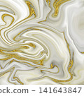 Fluid Art. Abstract colorful background, wallpaper. Mixing paints. Modern art. Marble texture 141643847
