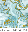 Fluid Art. Abstract colorful background, wallpaper. Mixing paints. Modern art. Marble texture 141643851