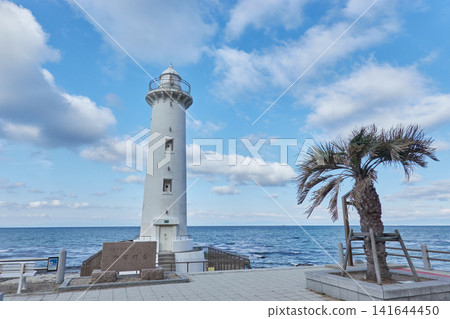 Mihama Town, Noma Lighthouse, Blue Sky Mihama Town, Noma Lighthouse, Blue Sky 141644450