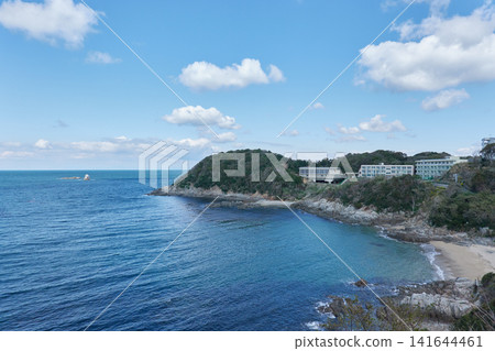 從篠島岬角眺望海灣 141644461