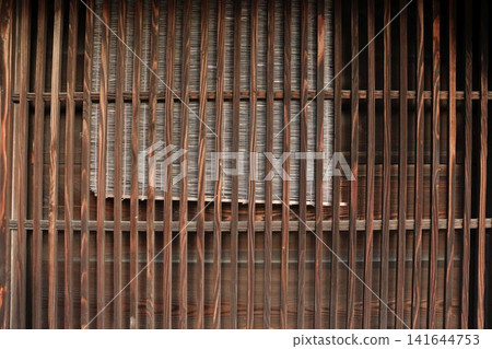 The lattice door of Kosei Shimomura's house The lattice door of Kosei Shimomura's house 141644753