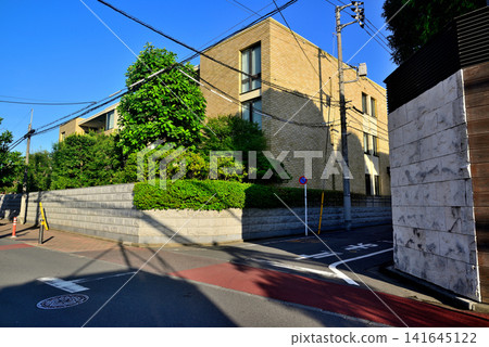 A quiet, upscale residential area around Shoto in Shibuya, Tokyo. A quiet, upscale residential area around Shoto in Shibuya, Tokyo. 141645122