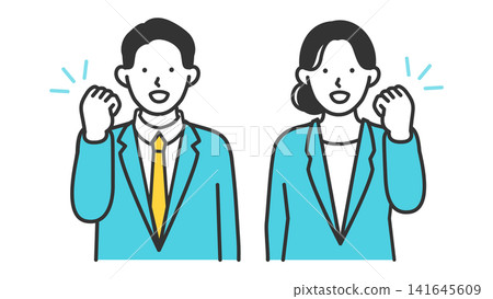 An illustration depicting a business person showing motivation and enthusiasm, and their determination to conduct employee training and seminars. An illustration depicting a business person showing motivation and enthusiasm, and their determination to conduct employee training and seminars. 141645609