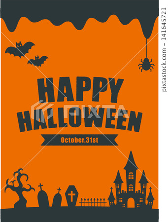 Halloween Silhouette - Cute POP/Advertising Illustration - A3 Size (Portrait) 141645721