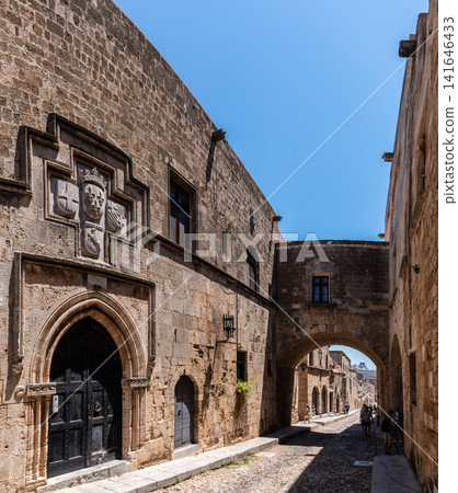 Street Of The Knights In Old Town Rhodes Greece Street Of The Knights In Old Town Rhodes Greece 141646433