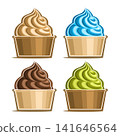 Vector set of Ice Cream 141646564