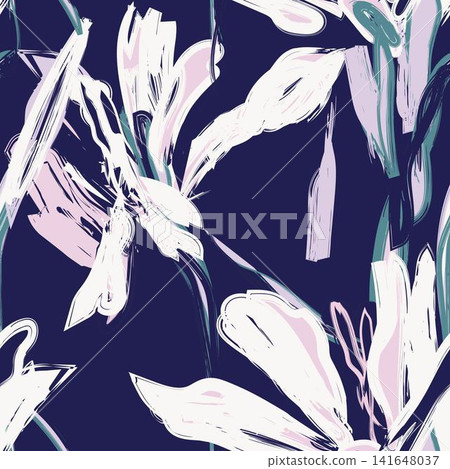 Abstract Floral seamless pattern design for fashion and home textiles, graphics and backgrounds Abstract Floral seamless pattern design for fashion and home textiles, graphics and backgrounds 141648037