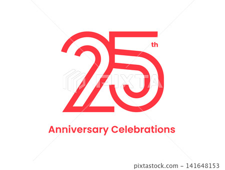 Anniversary logo or emblem design for event. 141648153