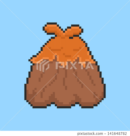 Pixel art Erupting Volcano game asset design Pixel art Erupting Volcano game asset design 141648782