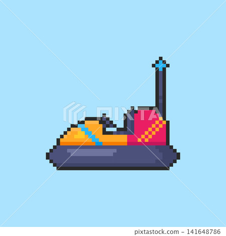 Pixel art Bumper Car game asset design Pixel art Bumper Car game asset design 141648786