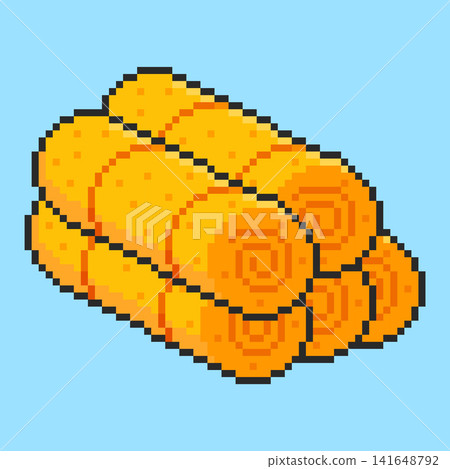 Pixel art Hay Bale game asset design Pixel art Hay Bale game asset design 141648792
