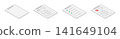A set of illustrations for binders and documents that can be used in business and medical settings. 141649104
