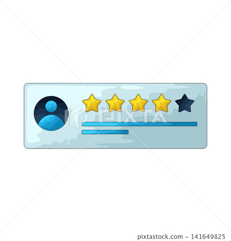Illustration of Review Star 141649825
