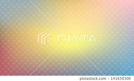 A background image featuring a muted color gradient and a Shippo (seven treasures) pattern (aspect ratio 16:9) A background image featuring a muted color gradient and a Shippo (seven treasures) pattern (aspect ratio 16:9) 141650306