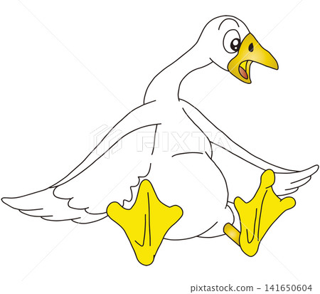 Hand-drawn animal illustration ☆ Duck Hand-drawn animal illustration ☆ Duck 141650604