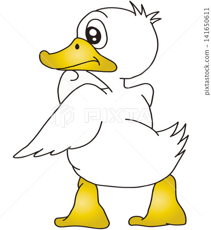 Hand-drawn animal illustration ☆ Duck Hand-drawn animal illustration ☆ Duck 141650611