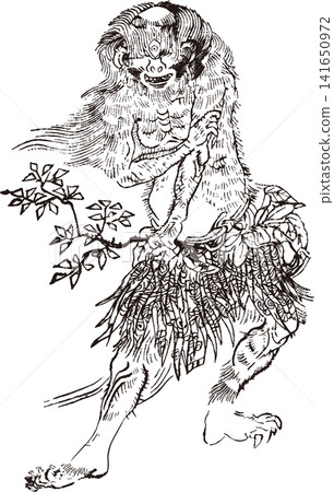 Ukiyo-e print: Yamawaro (mountain child), Part 1 Ukiyo-e print: Yamawaro (mountain child), Part 1 141650972
