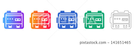 Network Router and Switch Vector Icons Network Router and Switch Vector Icons 141651465