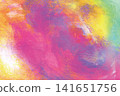 Colorful textured background painted with acrylics 141651756