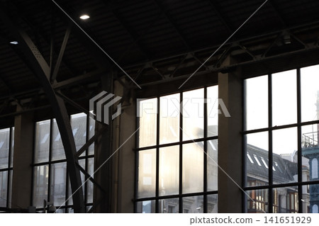 Interior of a train station Interior of a train station 141651929