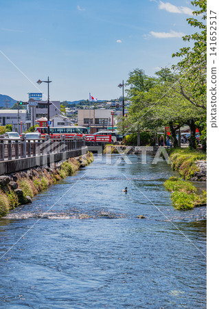 Streetscape of Fujinomiya City and scenery of the Kanda River (Shizuoka Prefecture) Streetscape of Fujinomiya City and scenery of the Kanda River (Shizuoka Prefecture) 141652517