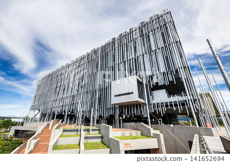 Building view of the New Taipei City Art Museum, located in Yingge District, New Taipei, Taiwan. Building view of the New Taipei City Art Museum, located in Yingge District, New Taipei, Taiwan. 141652694