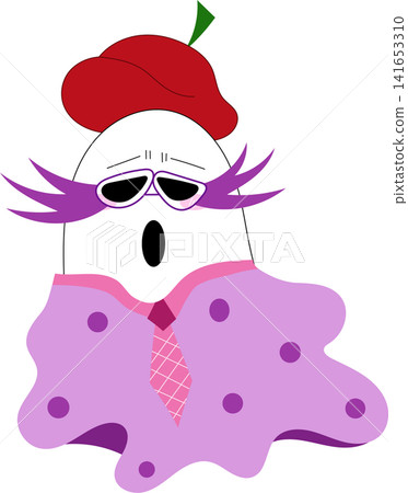 ghost wearing purple shirt ghost wearing purple shirt 141653310