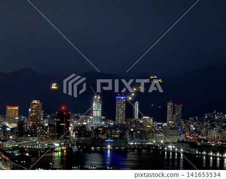 Night view of Kobe Night view of Kobe 141653534
