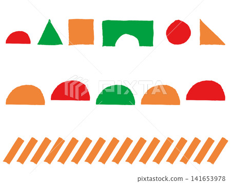 Educational Toys for Kindergarteners | Set of 3 Block Divider Line Designs (Crayon Style, Solid Color, Decorative Border, Vector) Educational Toys for Kindergarteners | Set of 3 Block Divider Line Designs (Crayon Style, Solid Color, Decorative Border, Vector) 141653978