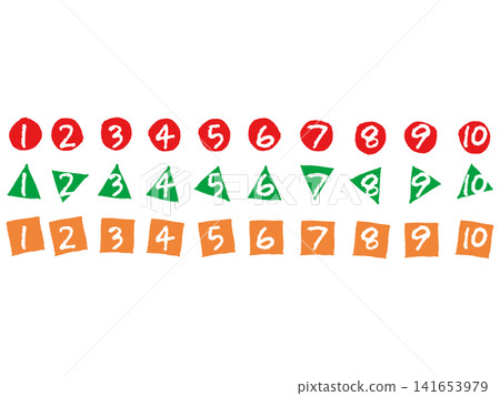 教育學習類別 | 積木與手寫數字圖示集 1-10(蠟筆風格,純色,數字,向量圖) 教育學習類別 | 積木與手寫數字圖示集 1-10(蠟筆風格,純色,數字,向量圖) 141653979
