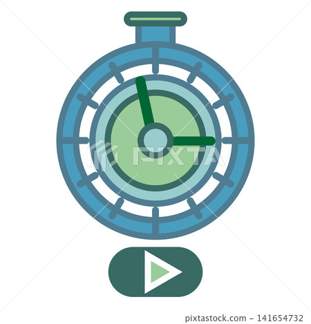 Stopwatch Clock Icon Vector, Time Management and Countdown Symbol Illustration Stopwatch Clock Icon Vector, Time Management and Countdown Symbol Illustration 141654732