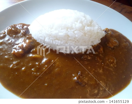 經典咖哩飯。復古。昭和時代。 141655129