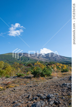 Tokachidake, the volcanic peak in early winter Tokachidake, the volcanic peak in early winter 141656416