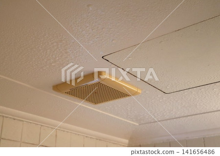 Moisture on the bathroom ceiling Moisture on the bathroom ceiling 141656486
