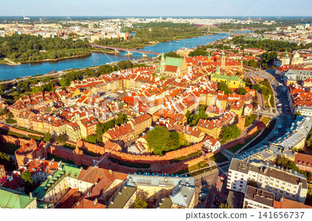 Old city in Warsaw, travel destinations European concept Old city in Warsaw, travel destinations European concept 141656737