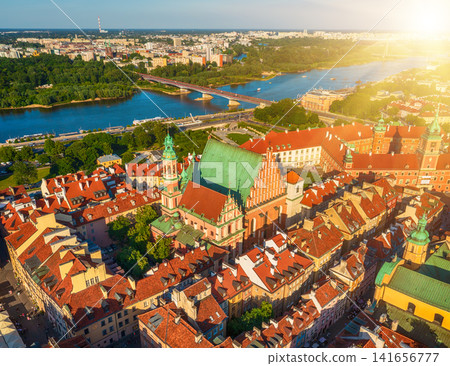 Old city in Warsaw, travel destinations European concept Old city in Warsaw, travel destinations European concept 141656777