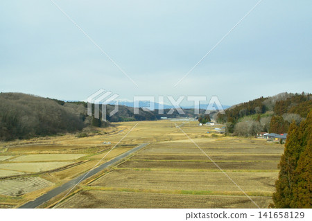 JR東日本東北本線黑磯車站至新白川站沿途風景（2023年冬季） 141658129