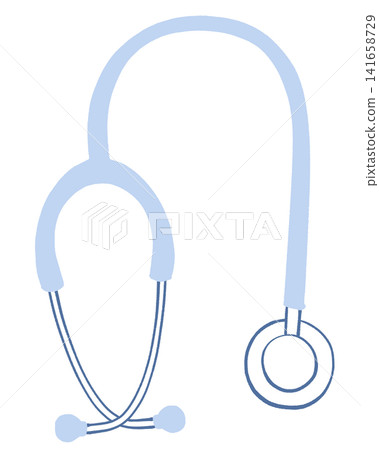 Stethoscope illustration Stethoscope illustration 141658729