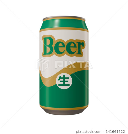 Illustration of a canned beverage: Canned beer, 350ml (1_2) Illustration of a canned beverage: Canned beer, 350ml (1_2) 141661322