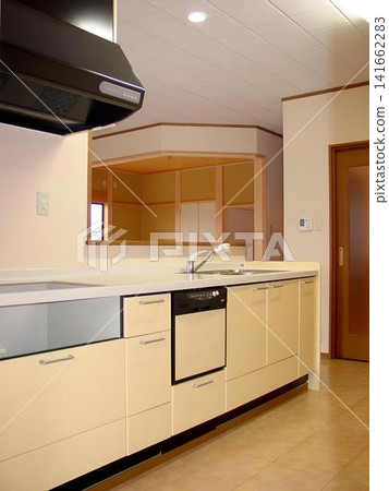 Open-plan kitchen, modern design Open-plan kitchen, modern design 141662283