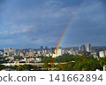 城市上空的彩虹 141662894