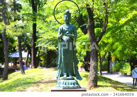 Statue of Sacred Temple Statue of Sacred Temple 141664059